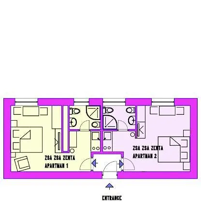 Appartamento Zsa Zsa Zenta 2